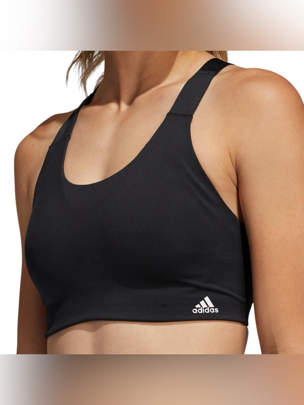 adidas Women’s Black Sports Bra 34 C